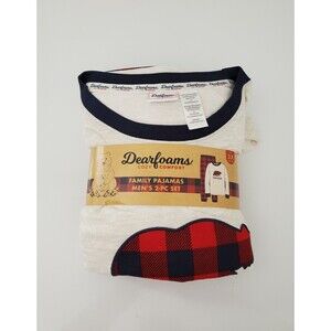 Dearfoams Men's Papa Bear Family 2-Piece Pajama Set Size 3X (48-50) NEW